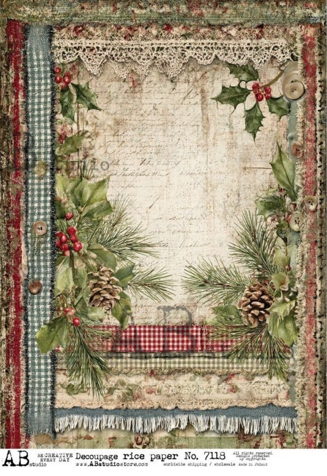 A4 Homespun Holidays AB Studios 7118