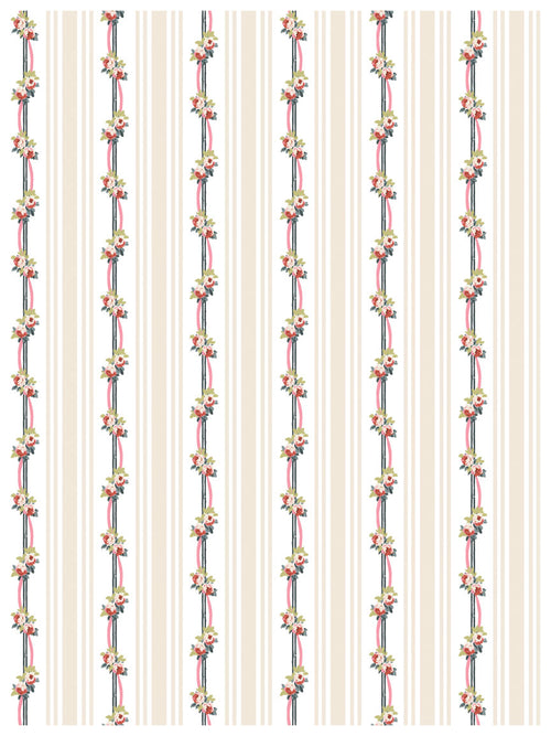 IOD Lattice Rose, Paint Inlays 12" x16" Pad, 8 pages