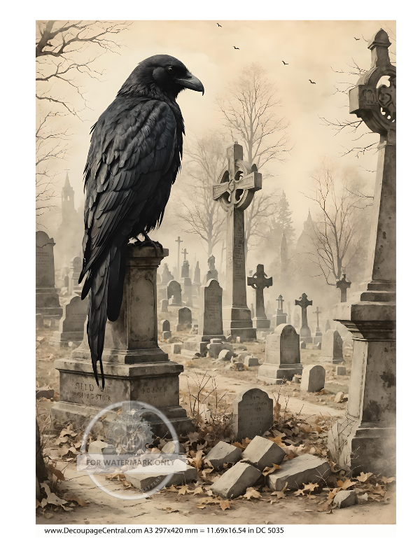 A3 Cemetery Sentinel Rice Paper DC5035