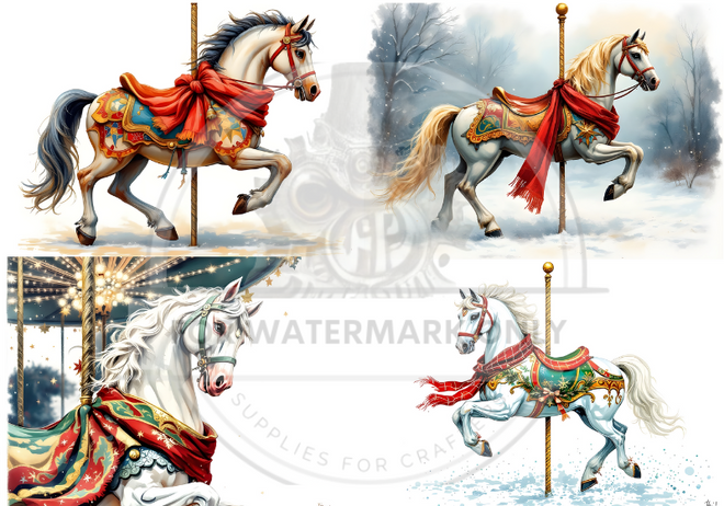 DIGITAL IMAGE: Carousel. Instant Download