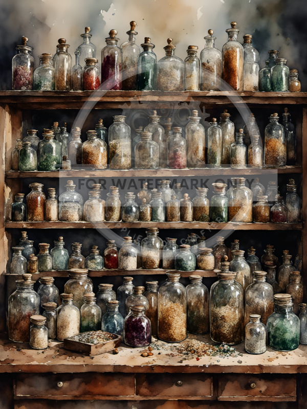 DIGITAL IMAGE: Apothecary Instant Download