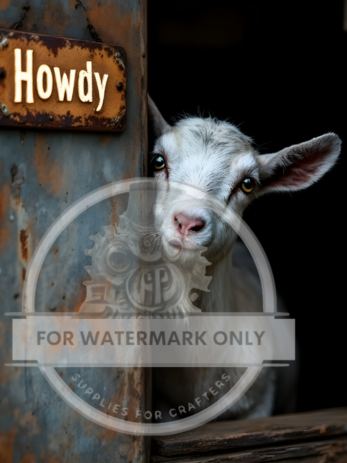 DIGITAL IMAGE: Howdy Goat