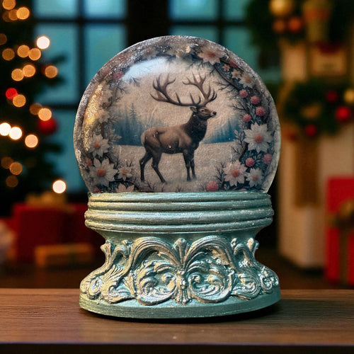 IOD Snow Globe Silicone Mold Total Size 6" x 10"