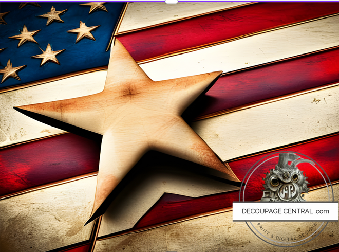 DIGITAL IMAGE: Gold Star.  Instant Download