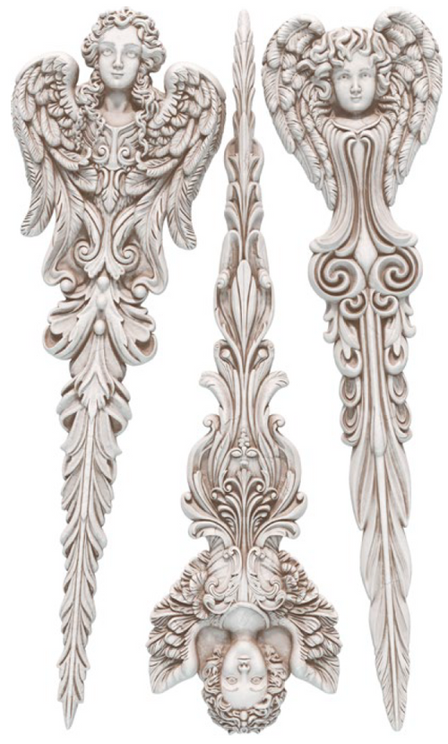 NEW IOD ANGELIC TAPERS Silicone Mould, 6" x10" LIMITED EDITION