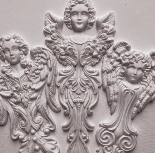 NEW IOD ANGELIC TAPERS Silicone Mould, 6" x10" LIMITED EDITION