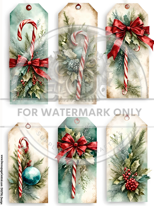 DIGITAL COLLECTION: The Christmas Tag Collection : 42 gift tags! Instant Download
