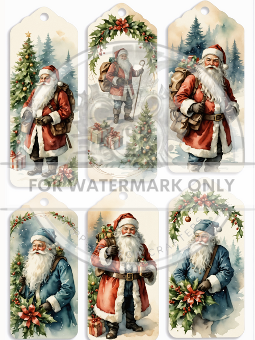 DIGITAL COLLECTION: The Christmas Tag Collection : 42 gift tags! Instant Download