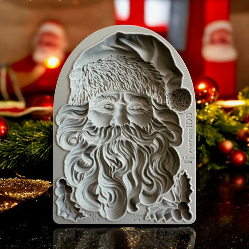 IOD Saint Nick Silicone Mould, 5" x 7"