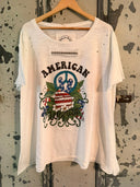 "American Woman" Tee:  A Rare Bird | LXL fits up to 2XL