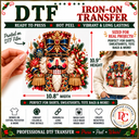Yuletide Sentinel DTF Iron-On Transfer  10.8" x 10.9"