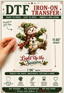 Light up the Season DTF Iron-On Transfer 7.96"x 11.5"