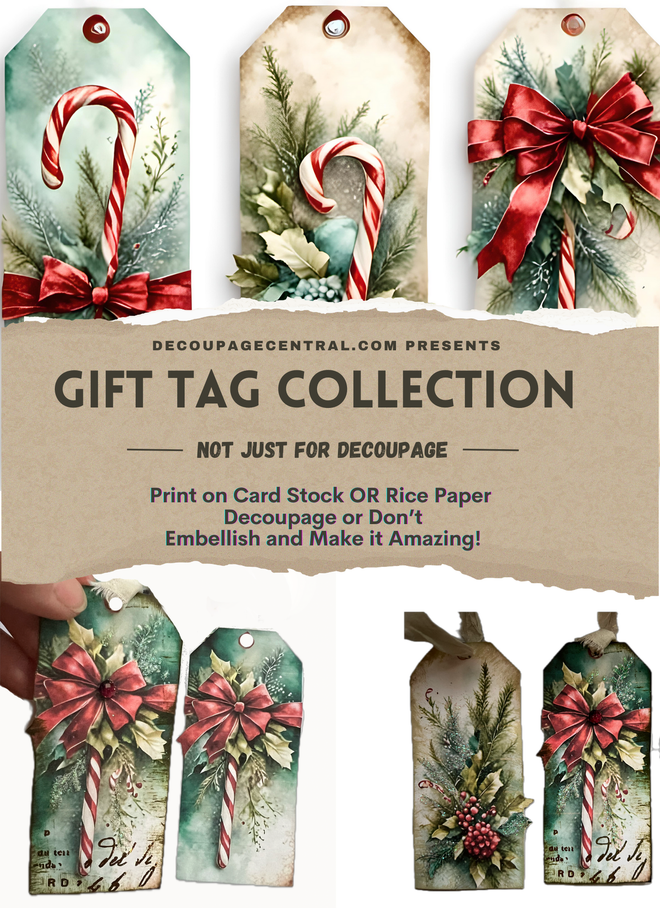DIGITAL COLLECTION: The Christmas Tag Collection : 42 gift tags!  Instant Download