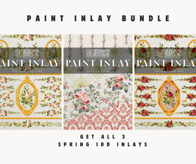 IOD Spring Release PAINT INLAY BUNDLE: All 3 in one click!