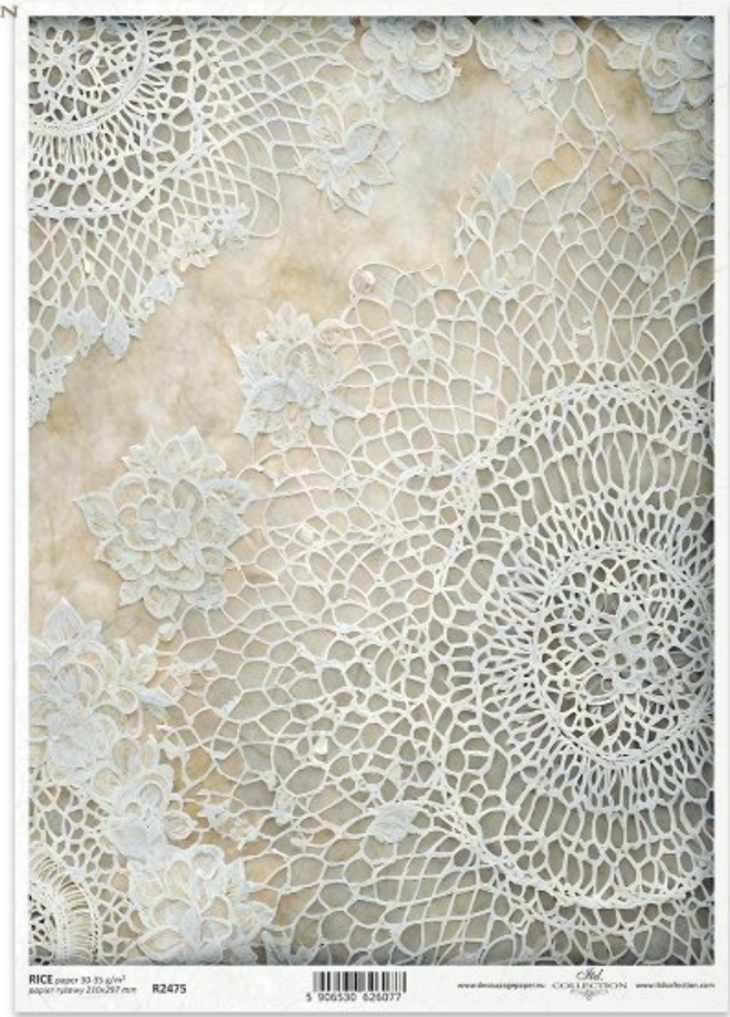 A4 Vintage Lace Magic Background From ITD Collection R2475