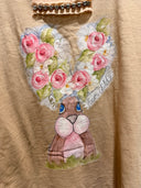 "Flower Child" Tee: A Rare Bird | SM fits up to Large | Last One!