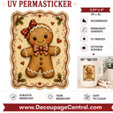 Just Ginger UV DTF PermaSticker 3.01" x 4"
