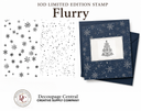IOD LIMITED EDITION Stamp Flurry 12"x 12" Stamp Set