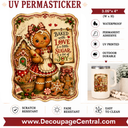 Baked With Love UV DTF PermaSticker 3.05" x 4"