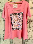 "Happy Thoughts" Tee: A Rare Bird | Texas Brand |  LXL Last one!