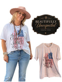"God Shed His Grace on Thee" Tee: A Rare Bird | Texas Brand Large | Last one!