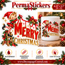 Making Merry UV DTF PermaSticker 4.11"× 3.7"