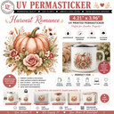 Harvest Romance UV DTF PermaSticker 4.21" x 3.96"