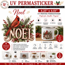 Noel UV DTF PermaSticker 4.25" x 4.01 "