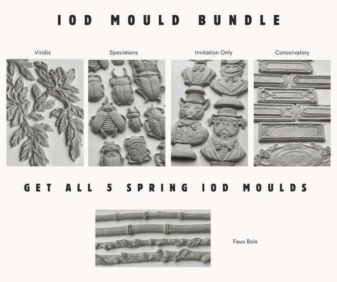 ALL 5 Moulds IOD Spring Release Bundle.  Just 1 click!