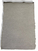 5 SHEETS LiGHT GRAY Handmade Cotton 5.75" x 8.25" Rag & Recycled paper with fluffy deckle edges - Decoupage Central
