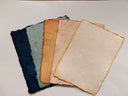 Handmade Cotton 5" x 7" Rag & Recycled paper with fluffy deckle edges