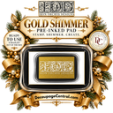 IOD Gold Shimmer PRE-INKED Pad