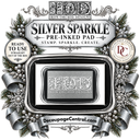 IOD Silver Shimmer PRE-INKED Pad