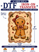 Large Ginger DTF Iron-On Transfer 6.02"x 8"