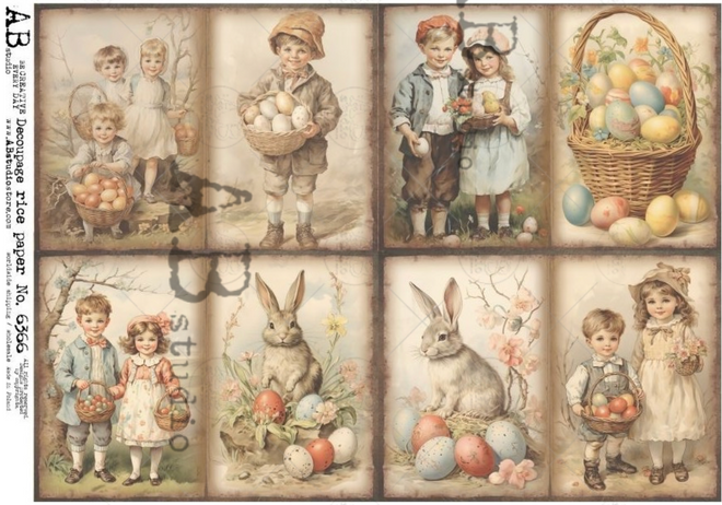 A4 Victorian Easter Multi AB Studios 6366