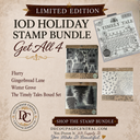 IOD Limited Edition Stamp Set : 5 pieces and the Mini Stamp Grid