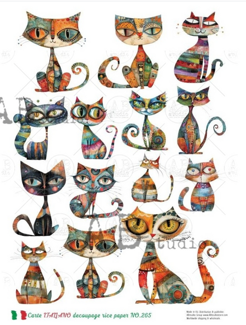 A4 Cool Cats Carte Italiano 265