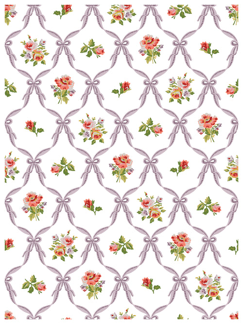 IOD Ditsy Blooms, Paint Inlays 12" x16" Pad, 8 pages.