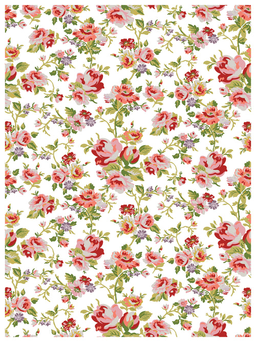 IOD Ditsy Blooms, Paint Inlays 12" x16" Pad, 8 pages.