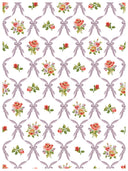 IOD Ditsy Blooms, Paint Inlays 12" x16" Pad, 8 pages.