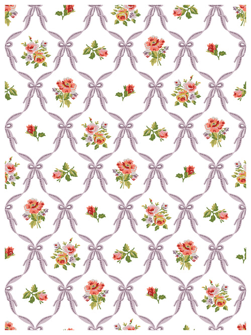 IOD Ditsy Blooms, Paint Inlays 12" x16" Pad, 8 pages.