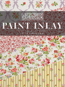 IOD Ditsy Blooms, Paint Inlays 12" x16" Pad, 8 pages.