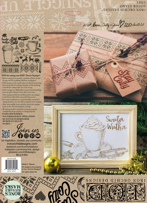 IOD Cozy Stamp Collection 12"x 12"