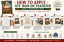 Believe Santa Christmas DTF Iron-On Transfer  - Large Size