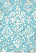 A4 Winter Damask Rice Paper DC1026