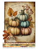 A4 Grand Pumpkins Rice Paper DC151