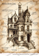 A3 The Witches House Tour Rice Paper DC5217
