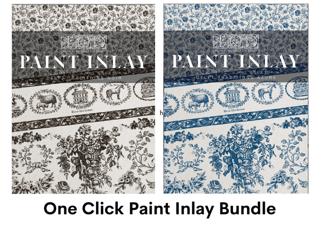 NEW IOD Paint Inlay Bundle Delft Traditions: One Click Gets Both