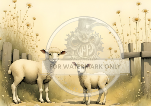 DIGITAL IMAGE:  Sheep