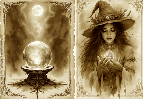 A4 The Fortune Teller Rice Paper DC735